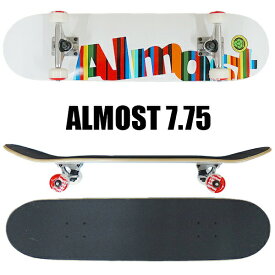 期間限定セール！ALMOST/オルモスト コンプリートスケートボード/スケボー SIDE STRIPE FP COMPLETE 7.75 WHITE COMPLETE SK8 [返品、交換及びキャンセル不可]