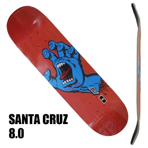 サンタクルーズ スケートボード デッキ 8.0 - スケートボードデッキの 