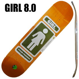 ガール スケートボード デッキ GIRL PACHECO 93 TIL 8.0 DECK スケボーSK8 GB4434[返品、交換及びキャンセル不可]