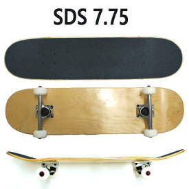 値下げしました！SDS/エスディーエス コンプリートスケートボード/スケボー DYED NATURAL 7.75 COMPLETE SK8 RED BEARING [返品、交換及びキャンセル不可]