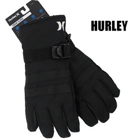 値下げしました！ハーレー 男性用 スノボー グローブ HURLEY BLOCK PARTY SNOW GLOVE BLACK/BLACK MENS スノーグローブ スノーボード 22-23モデル [返品、交換及びキャンセル不可]