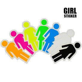 ガール ステッカー シール GIRL OG LOGO NEONS STICKER 【H】 STICKER/ステッカー 7COLOR[返品、交換及びキャンセル不可]
