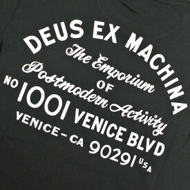 DEUSEXMACHINA/デウスエクスマキナVENICEADDRESSTEEBLACKS/S半袖Tシャツ541065A