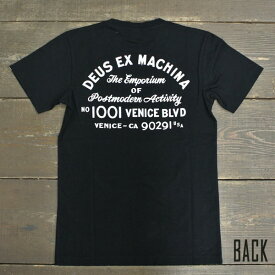 DEUSEXMACHINA/デウスエクスマキナVENICEADDRESSTEEBLACKS/S半袖Tシャツ541065A