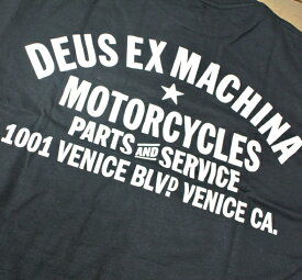 DEUSEXMACHINA/デウスエクスマキナ半袖TシャツVENICEADDRESSBLACKS/STEE