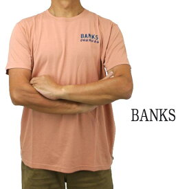 値下げしました！BANKS/バンクス MODULE SALMON メンズ S/S CLASSIC TEE 半袖 プリント Tシャツ [返品、交換及びキャンセル不可] WTS0557　クリックポスト対応