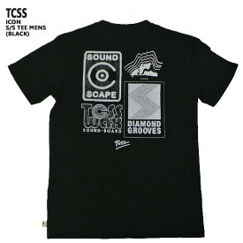 値下げしました！TCSS/The Critical Slide Society ICON TEE BLACK ザクリティカルスライドソサイエティ 半袖Tシャツ T-shirts メンズ 男性用 TE18117　クリックポスト対応