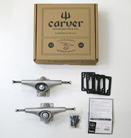 CARVER SKATEBOARD スケートボード CX4 TRUCK SET SILVER スケートトラック 日本正規品