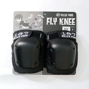 187 KILLER PADS FLY KNEE PADS XP[g veN^[ Gpbh j[pbh BLACK