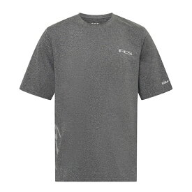 FCS エフシーエス ラッシュガード MEN'S SHORT SLEEVE UV SURF TEE HEATHER GREY 半袖ラッシュ