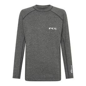 FCS エフシーエス ラッシュガード ESSENTIAL LONG SLEEVE RASH VEST HEATHER GREY 長袖ラッシュ