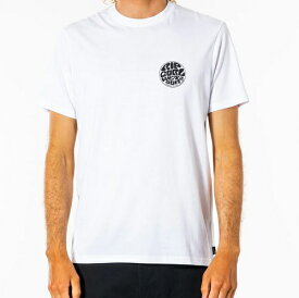 ripcurl リップカール アパレル ウエア WETTIE ICON TEE ウェットロゴ メンズ 半袖Tシャツ CTEST9 WHITE