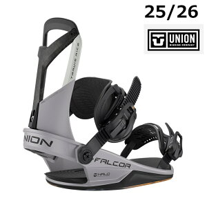 25-26 UNION BINDING jI oCfBO FALCOR FOSSIL GREY Unisex Snowboard Binding