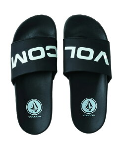 VOLCOM �����Y STONE Slide �t�@�b�V�����T���_�� FBK