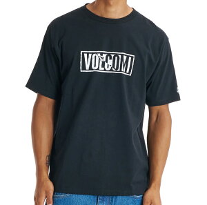 VOLCOM �����Y BIG LOGO SS TEE T�V���c BLACK