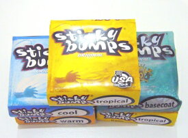 サーフィンワックス sticky bumps スティッキーバンプス ワックス 5個セット