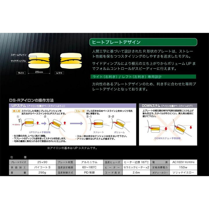 楽天市場】アドスト プレミアムDS R ライト FDS-R25 右利き用 ヘア 