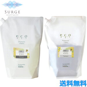 パイモア エコエイチビーエス シャンプー 1700ml &トリートメント キンモクセイ 1700g 詰替 パウチ うるおい サラサラ まとまる しなやか ヘアケア いい匂い エコ 環境に優しい
