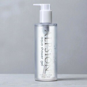 アルピジョン アルピュア アクアシャワージェル 300ml 全身洗浄 清潔 保湿 消臭 透明感 うるおい スカルプケア ハンドウォッシュ シェービングジェル 多用途 ALPSion