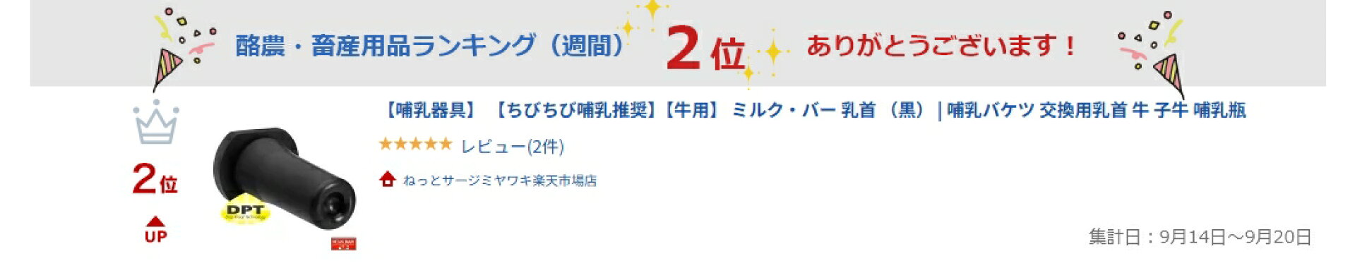 ランキング入賞ありがとうございます！