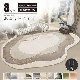 ラグ 北欧 洗える ラグマット おしゃれ 滑り止め付 60×90cm 100×200cm 140×200cm 200×250cm 200×300cm 1.5畳 2畳 3畳 4畳 丸型 カラーズルーム 防音 抗菌防臭 楕円形 丸いラグ 大さめ 防ダニ ホットカーペット対応 リビング オールシーズン 春 夏 秋 冬 一人暮らし