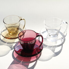 スガハラガラスのカップ＆ソーサーBal's Table ノマ