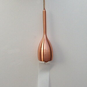 能作 風鈴スリム ピンクゴールド真鍮製
