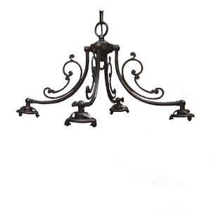 Antique Style Lightings4���V�����f���A����i�`�F�[���j�A���e�B�[�N�F���a60mm�V�F�[�h�p