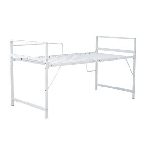 【高さ110cm】ロフトベッド パイプベッド シングル システムベッド ロータイプ 収納 北欧風 大人 一人暮らし スチール 耐震 ベッド