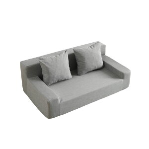 2人掛けソファベッド フロアソファ コンパクト ローソファ こたつ用 ソファー 1人暮らし マルチに使える クッション付き 座椅子 1人掛け 完成品 運びに便利だ 軽いソファー 圧縮梱包 高反発