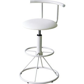 東谷キリク キッチンハイチェア (ホワイト) (W41×D44×H74-85×SH57-68)【送料無料（北海道・沖縄送料別）】
