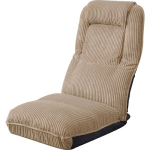 ���J4WAY�n�C�o�b�N�t���A�`�F�A (�x�[�W��) (W47×D70-126×H18-76×SH18)�y���������i�k�C���E���ꑗ���ʁj�z