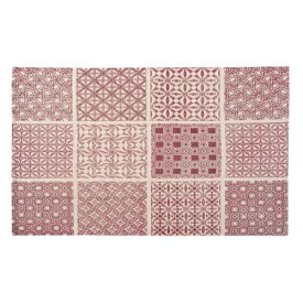 東谷ラグ (レッド) (約W90×D130)【送料無料（北海道・沖縄送料別）】