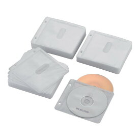 不織布ケース/Blu-ray対応/両面収納2穴付/120枚入/240枚収納/ホワイトエレコム株式会社