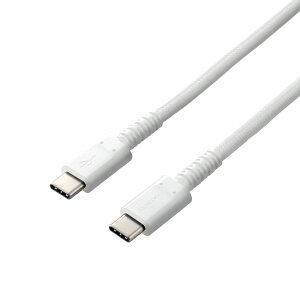 �X�}�z�E�^�u���b�g�pUSB�P�[�u��/USB(C-C)/���ϋv/USB Power Delivery�Ή�/�F�ؕi/1.2m/�z���C�g�G���R���������