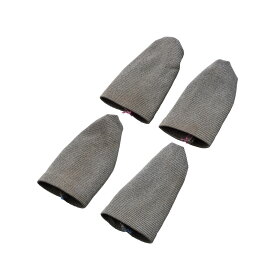 スマホ用ゲームアクセサリ/フィンガーキャップ/FIT/銀繊維/フリーサイズ/4個入り/シルバーエレコム株式会社