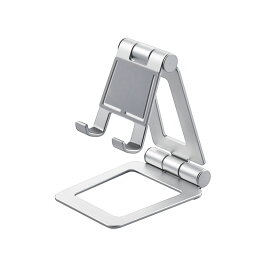 タブレット用スタンド/アルミスタンド/角度調節可能/シルバーエレコム株式会社
