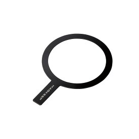 メタルリングステッカー/ワイヤレス充電対応iPhone用/貼リ付ケツール付属/ブラックエレコム株式会社