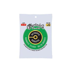 MARTIN �A�R�[�X�e�B�b�N�M�^�[�� AUTHENTIC ACOUSTIC Marquis Silked MA140S Light .012-.054