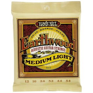 ERNIE BALL 2003 AR[XeBbNM^[ (12-54) EARTHWOOD 80/20 BRONZE MEDIUM LIGHT