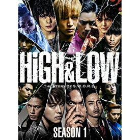 DVD / 国内TVドラマ / HiGH & LOW SEASON 1 完全版 BOX (本編ディスク3枚+特典ディスク1枚) / RZBD-86092