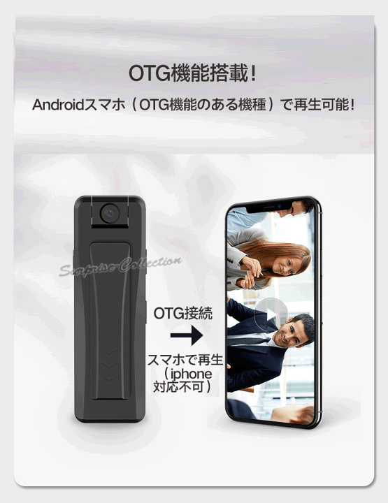 楽天市場】クリップ型防犯カメラ 小型カメラ ワンタッチ録画