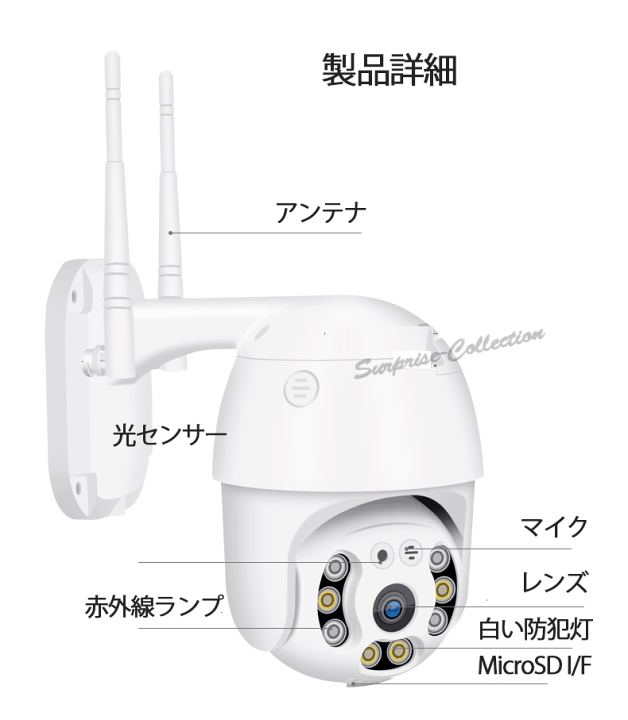 【日本非売品】ワイヤレス防犯カメラ Amazon.co.jp: 【自動追跡】防犯カメラ ワイヤレス 屋外 wi-fi
