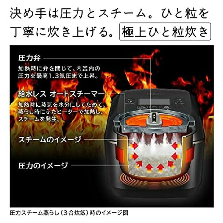 楽天市場】RZ-W100EM-K HITACHI 日立 圧力＆スチーム ふっくら御膳 IH 