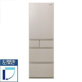 大阪限定設置込み パナソニック 5ドア冷蔵庫 EXタイプ NR-E418EXL-N グレインベージュ 左開き 406リットル