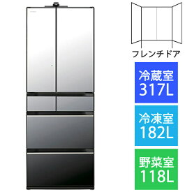 ★大阪限定設置込み★日立 HITACHI R-HXCC62S X [冷蔵庫（617L・フレンチドア） 6ドア HXCCシリーズ クリスタルミラー]