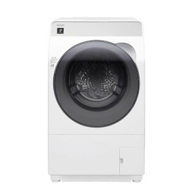 大阪限定設置込み ES-K10B-WL クリスタルホワイト シャープ ドラム式洗濯乾燥機 左開き 洗濯10kg 乾燥6kg 4550556100502