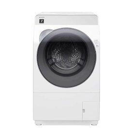 大阪限定設置込み ES-K10B-WR クリスタルホワイト シャープ ドラム式洗濯乾燥機 右開き 洗濯10kg 乾燥6kg 4550556100519