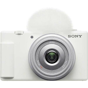ZV-1F-W �\�j�[ SONY VLOGCAM Vlog�B�e�����f�W�^���J���� ���L�p20mm �z���C�g