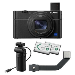 DSC-RX100M7G-SGKT �\�j�[ SONY �R���p�N�g�f�W�^���J���� Cyber-shot RX100 VII �u���b�N �V���[�e�B���O�O���b�v�L�b�g